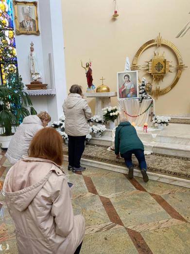 Relikwie bł. Pauliny Jaricot w parafii Miłosierdzia Bożego
